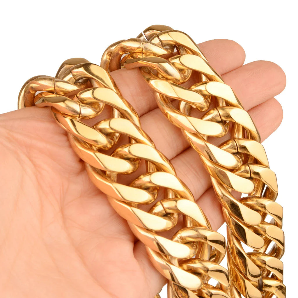 mens gold chain necklace