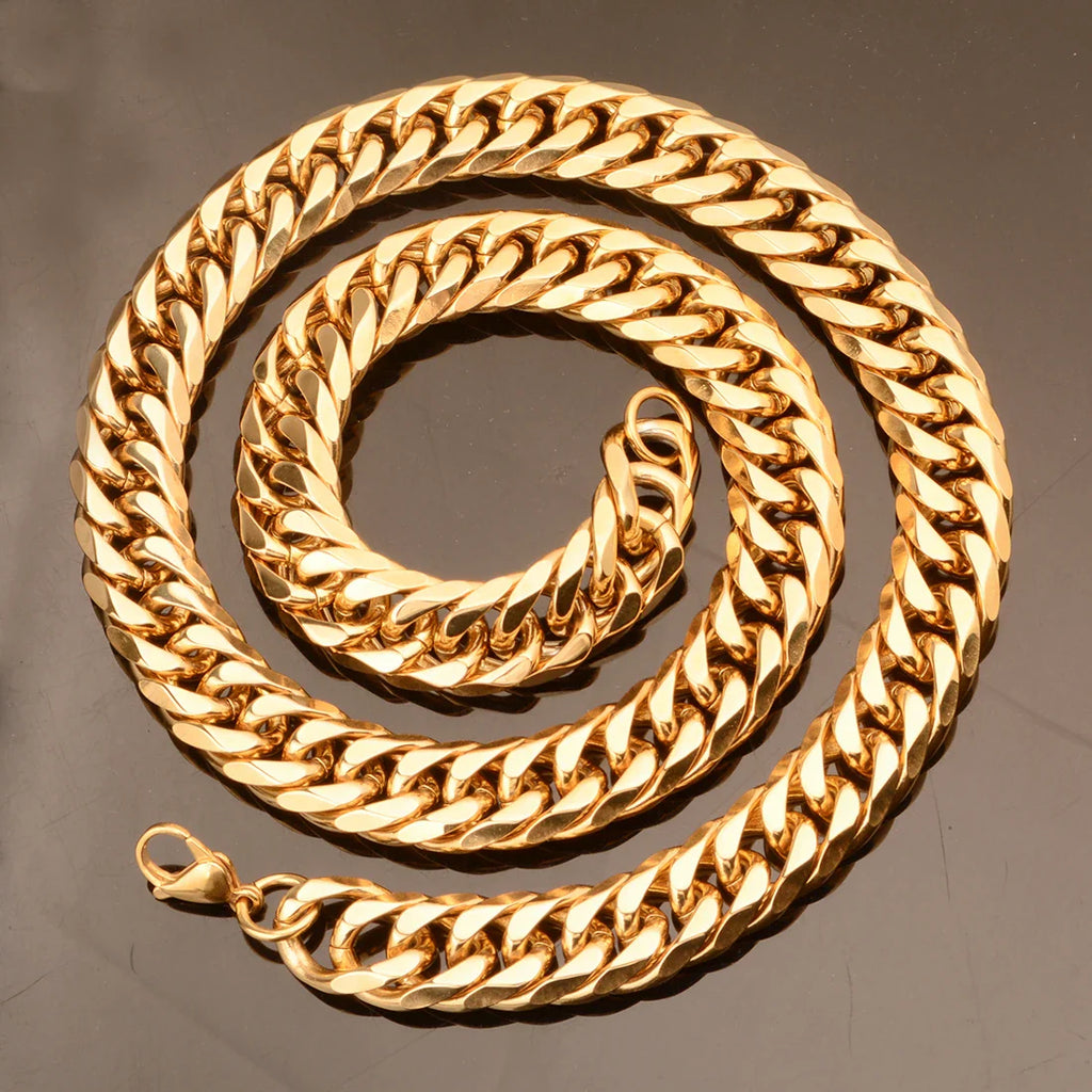 mens gold chain necklace