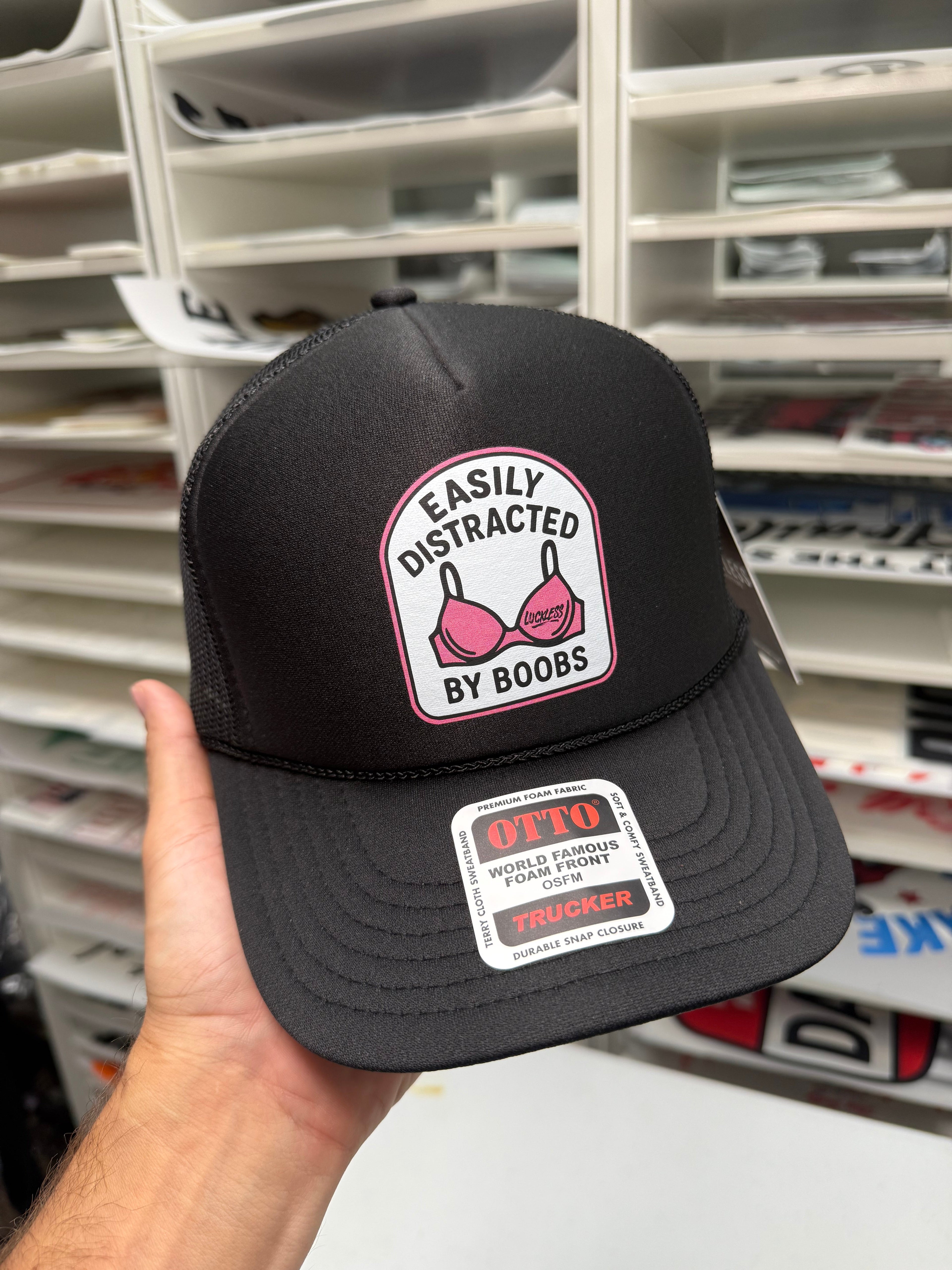 Easily Distracted Trucker Hat